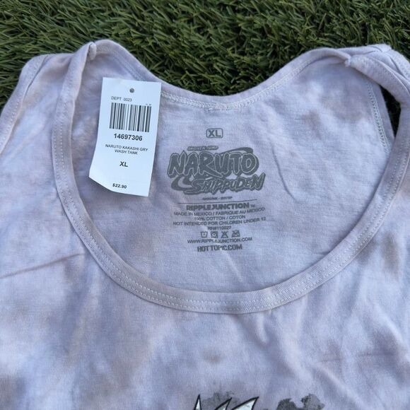 Grey Tie-Dye Naruto Tank - Picture 3 of 3